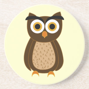 Dessous De Verre En Grès Hibou