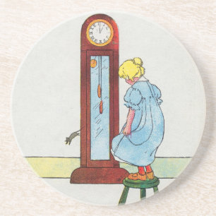 Dessous De Verre En Grès Hickory, dickory, dock ! La souris a remonté l'ho