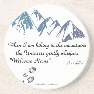 Dessous De Verre En Grès Hiking mountains Universe whispers Welcome Home