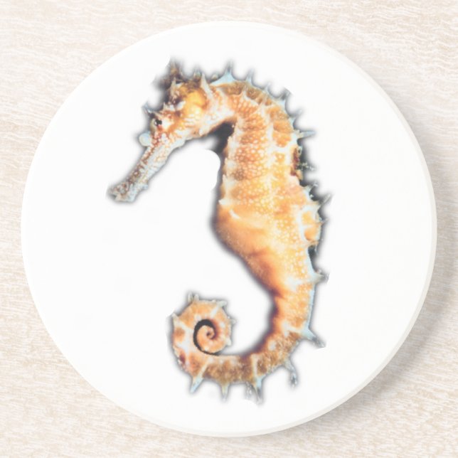 Dessous De Verre En Grès Hippocampe (Devant)