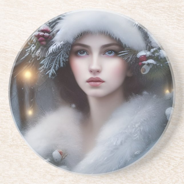 Dessous De Verre En Grès Holiday (Devant)