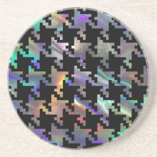 Dessous De Verre En Grès hologramme houndstooth