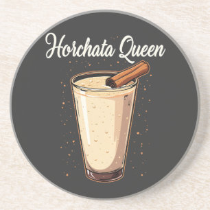 Dessous De Verre En Grès Horchata Queen Mexicaine Espagnol Boisson
