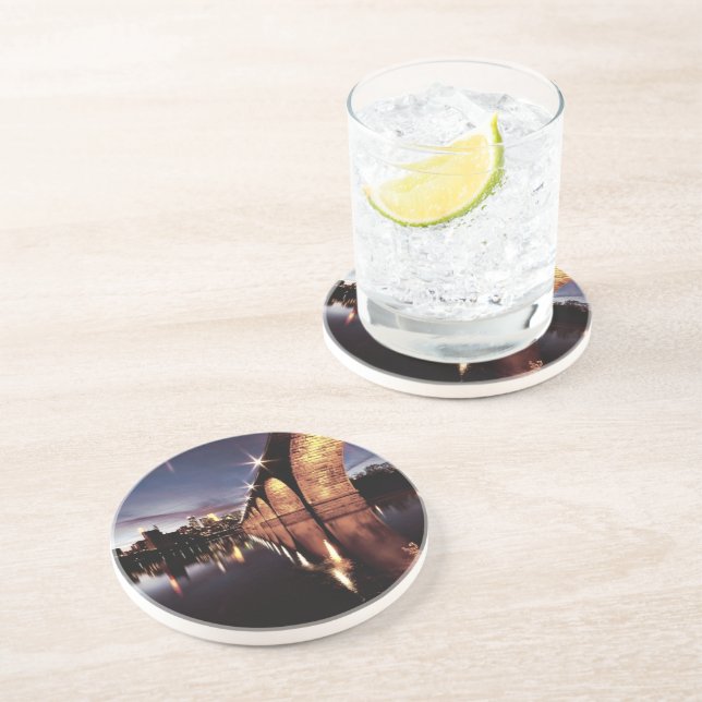 Dessous De Verre En Grès Horizon de Stonearch (Côté)