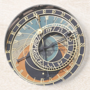 Dessous De Verre En Grès Horloge Astronomique à Prague