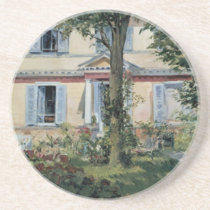 Dessous De Verre En Grès House at Rueil by Edouard Manet, Vintage Fine Art