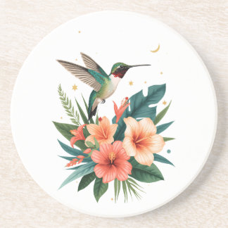 Dessous De Verre En Grès Hummingbird Bloom Sandstone Coaster