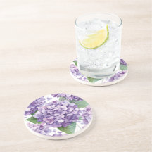 Hydrangea Violette Fleur Lavande Aquarelle 
