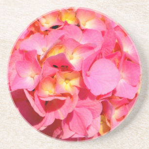 Dessous De Verre En Grès Hydrangée rose fleur rose rose rose floral