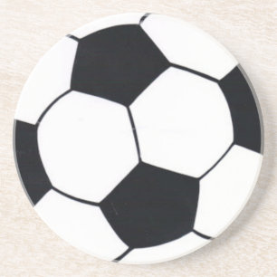 Dessous De Verre En Grès I Love Football (Soccer) Coeur du jeu : I Love