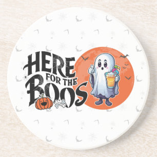 Dessous De Verre En Grès Ici pour les Boos   Boire et obtenir votre Spook