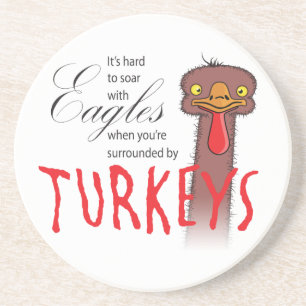 Dessous De Verre En Grès Il est difficile de s'envoler avec le Dessous de v