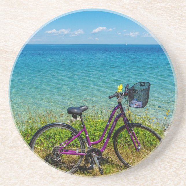 Dessous De Verre En Grès Île Mackinac (Devant)