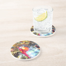 Dessous De Verre En Grès Illuminer les ornements