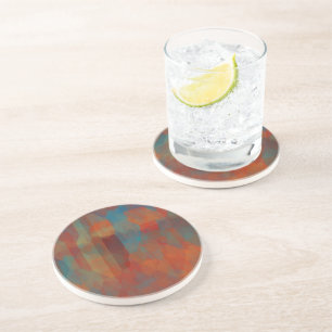 Dessous De Verre En Grès Illusion sud-ouest