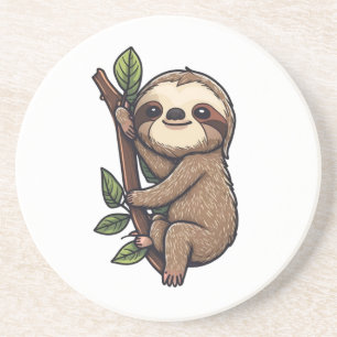 Dessous De Verre En Grès Illustration de Sloth