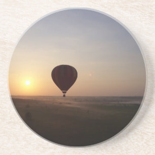 Dessous De Verre En Grès Image photographique du ballon à air chaud Sunrise
