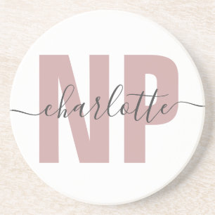 Dessous De Verre En Grès Infirmière de NP personnalisée Praticien Diplôme C