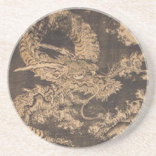 Dessous De Verre En Grès Isoda Koryusai Dragon