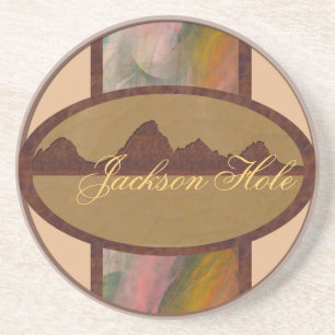 Dessous De Verre En Grès Jackson Hole