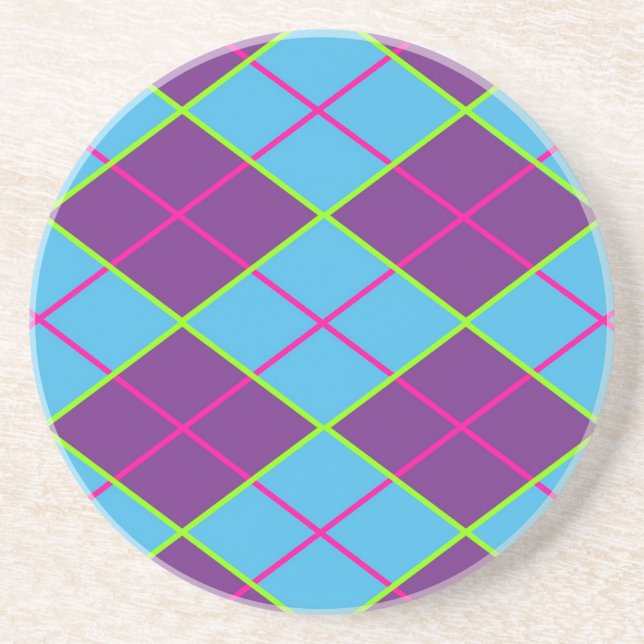 Dessous De Verre En Grès Jacquard (Devant)