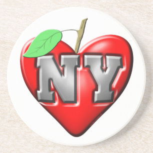 Dessous De Verre En Grès J'aime NY