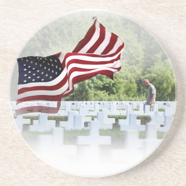 Dessous De Verre En Grès Jamais oublié - Jour commémoratif (Devant)