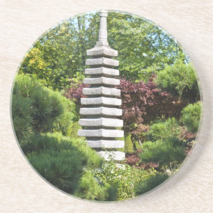 Dessous De Verre En Grès Jardin japonais