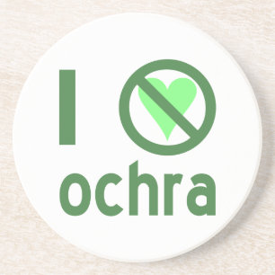 Dessous De Verre En Grès Je déteste Ochra