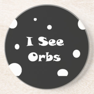 Dessous De Verre En Grès Je vois les orbes-coaster