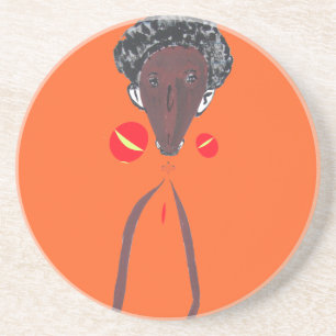 Dessous De Verre En Grès Je vous aime Nakupenda Swahili