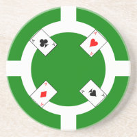 Jeton de poker - vert