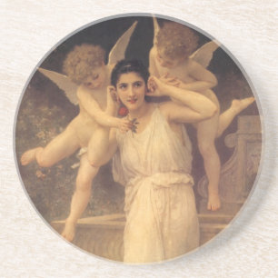 Dessous De Verre En Grès Jeunesse par Bouguereau, Portrait des Anges Victor