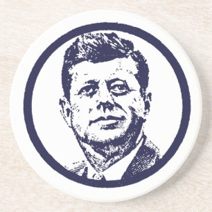 DESSOUS DE VERRE EN GRÈS JFK 1963