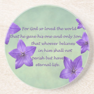 Dessous De Verre En Grès John 3:16