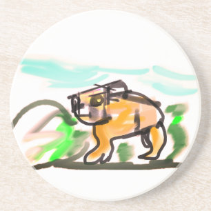 Dessous De Verre En Grès Joie de capybara