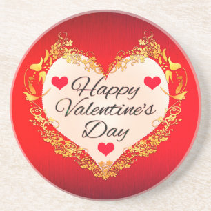 Dessous De Verre En Grès Joyeuse Saint-Valentin !-47949
