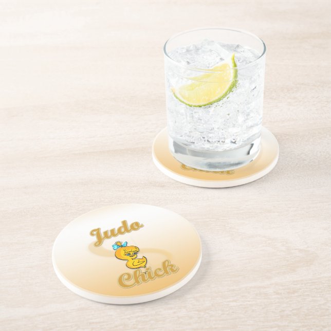 Dessous De Verre En Grès Judo Chick (Côté)