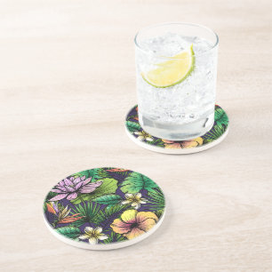 Dessous De Verre En Grès Jungle