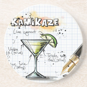 Dessous De Verre En Grès Kamikaze