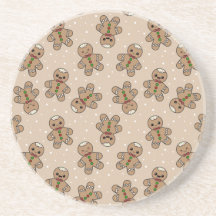 Kawaii Gingerbread Homme Motif
