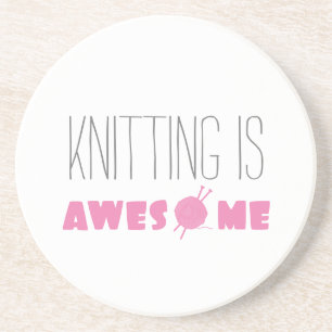 Dessous De Verre En Grès Knitting is Awesome