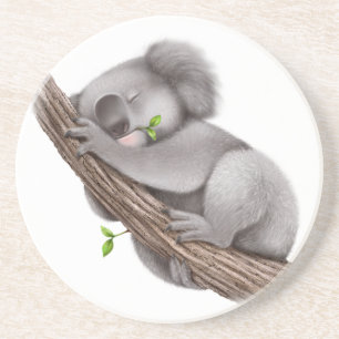 Dessous De Verre En Grès Koala Bear sleeping 