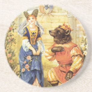 Dessous De Verre En Grès La Belle Histoire de la Belle et la Bête