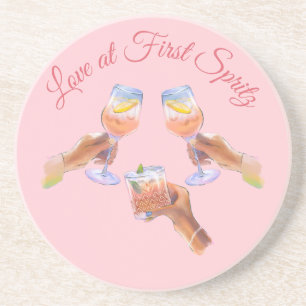 Dessous De Verre En Grès La Brigade Spritz Thème de soirée de Bachelorett