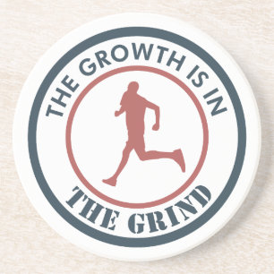 Dessous De Verre En Grès La Croissance Est Sur Le Terrain