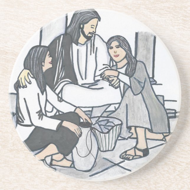 Dessous De Verre En Grès La promesse de Dieu (Devant)