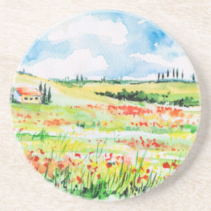 Dessous De Verre En Grès La Toscane