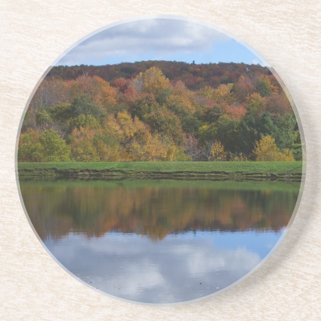 Dessous De Verre En Grès Lac Coffey à Beech Mountain, NC (Devant)