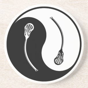 Dessous De Verre En Grès Lacrosse de Yin Yang